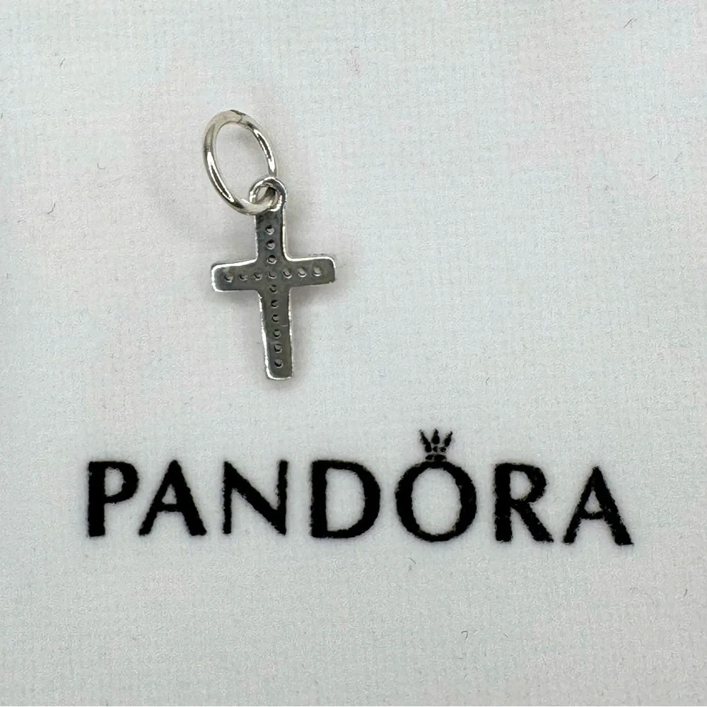 Sparkling Cross Dangle Charm